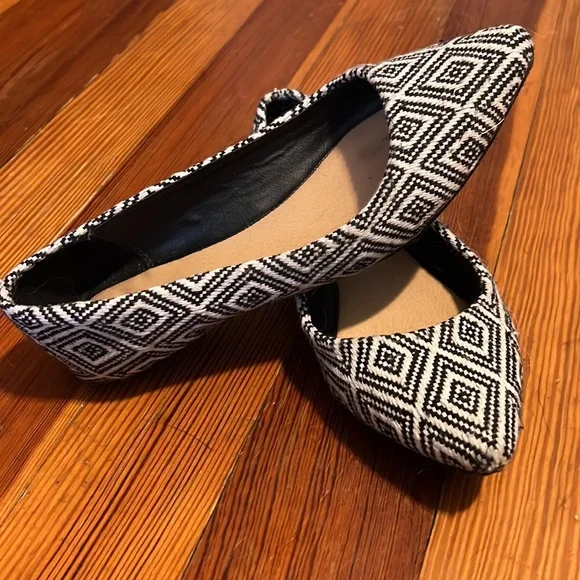 MIA Zander Pointed Ballet Flats Slip On Shoes Women's Sz 6 - Picture 3 of 8